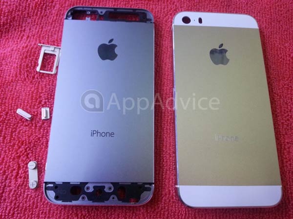 Надпись iPhone на смартфоне iPhone 5S нанесена более тонкими линиями, чем раньше