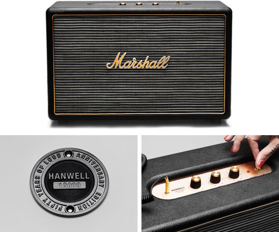 Начались продажи активной акустической системы Marshall Hanwell, выпущенной к юбилею марки