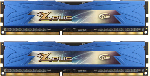 Цена комплекта из двух модулей памяти Team Group Zeus DDR3-1600 — 70 евро