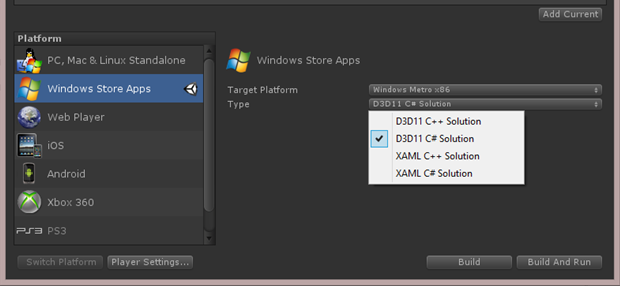 Началось бета тестирование Unity 4 Game Engine c поддержкой Windows 8
