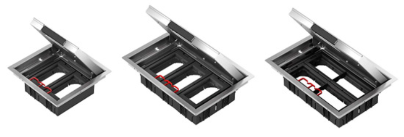 Напольные лючки Schneider решения для организации рабочих мест в офисах Напольные лючки Schneider решения для организации рабочих мест в офисах