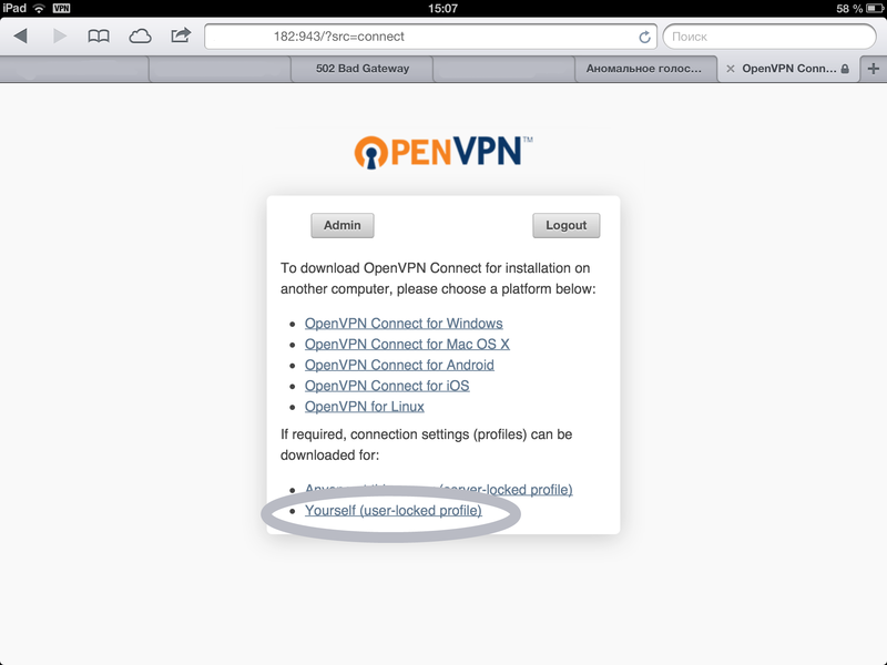 Настраиваем OpenVPN на Linux Servere с авто подключением iOS устройств за 5 минут Настраиваем OpenVPN на Linux Servere с авто подключением iOS устройств за 5 минут