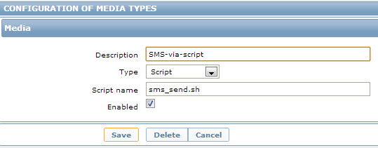 Настройка SMS уведомлений в zabbix