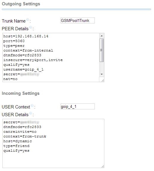 Настройка Voip GSM шлюза Hybertone GoIP4 и Asterisk PBX c помощью FreePBX