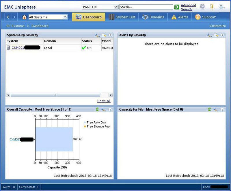 Настройка системы хранения EMC VNX 5100