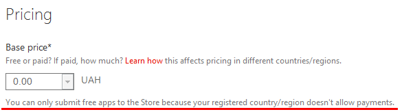 Не спешите радоваться появлению вашей страны в Windows Phone Dev Center