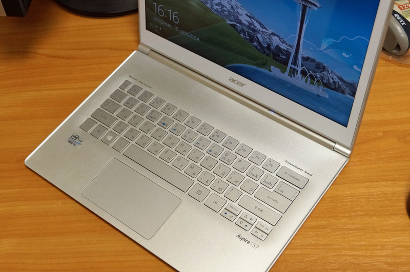 Нечто оригинальное. Обзор ультрабука Acer Aspire S7