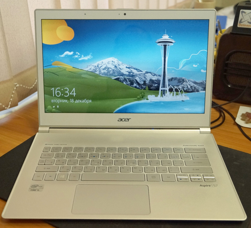 Нечто оригинальное. Обзор ультрабука Acer Aspire S7