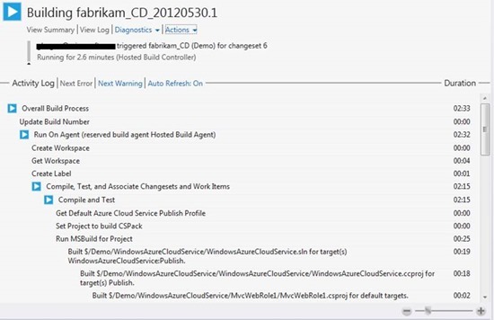 Непрерывное развертывание проектов в Windows Azure с помощью Team Foundation Service clip_image048