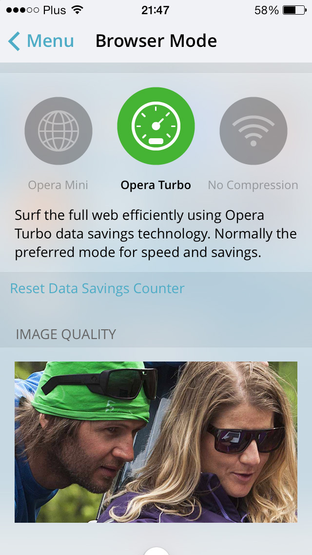 Новая Opera Mini 8 для iOS