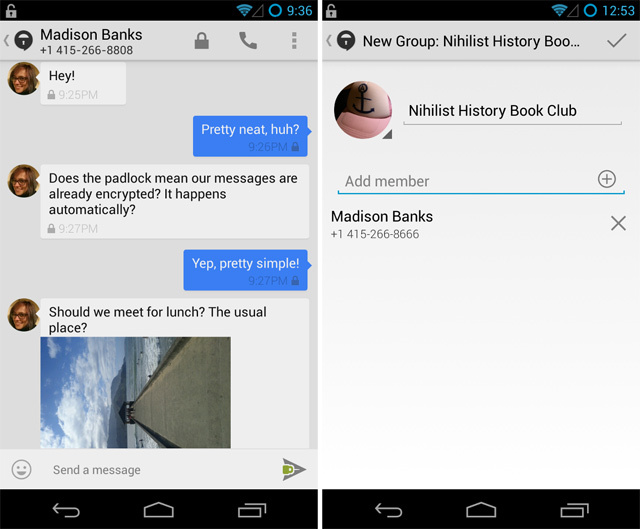 Новая версия TextSecure: зашифрованные чаты под Android