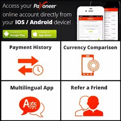 Новая версия мобильного приложения Payoneer