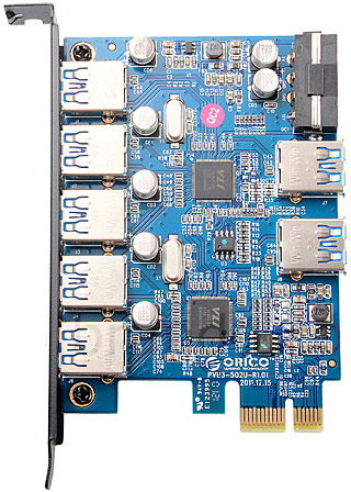 Новинка ORICO позволяет оснастить настольный ПК семью портами USB 3.0