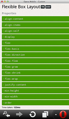 Новинки Opera Mobile 12.1 и беты Opera 12.10 (Flexbox!)