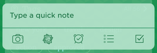 Новый Evernote для iOS 7