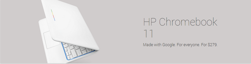 Новый HP Chromebook 11 доступен в Google Play