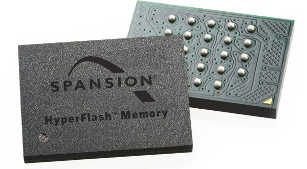 Память Spansion HyperFlash в пять раз быстрее Quad SPI