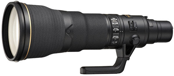 Объектив AF-S Nikkor 800mm f/5.6E FL ED VR комплектуется телеконвертором 