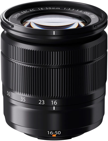 Объектив Fujinon XC 16-50mm F3.5-5.6 OIS рассчитан на использование с камерами Fujifilm с креплением X Mount