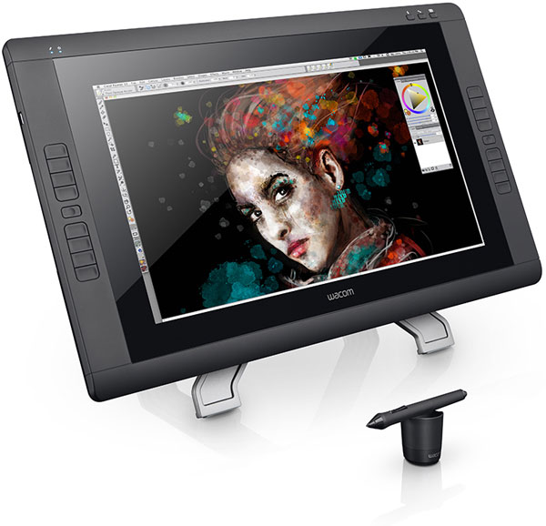 Интерактивный дисплей Waсom Cintiq 22HD touch распознает жесты