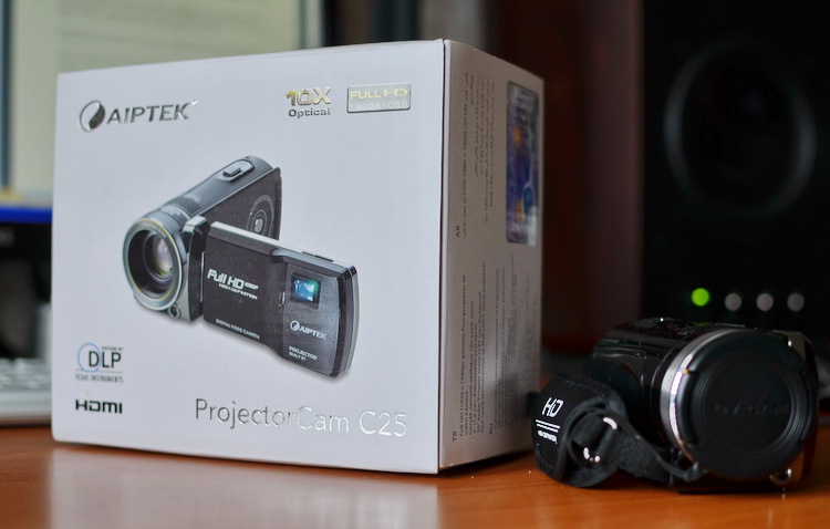 Обзор Aiptek ProjectorCam C25: видеокамера со встроенным проектором