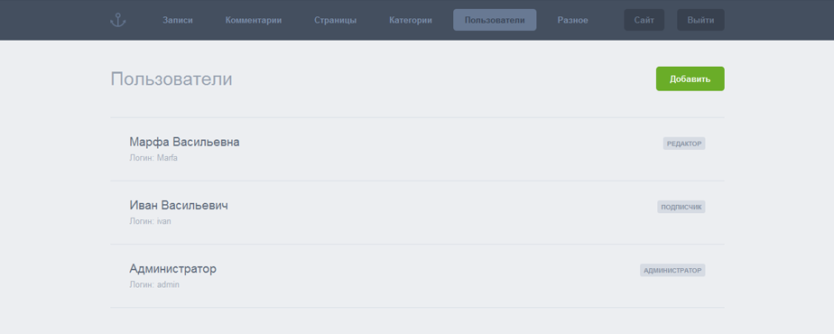 Обзор Anchor CMS – кидаем якорь в бухту блогеров