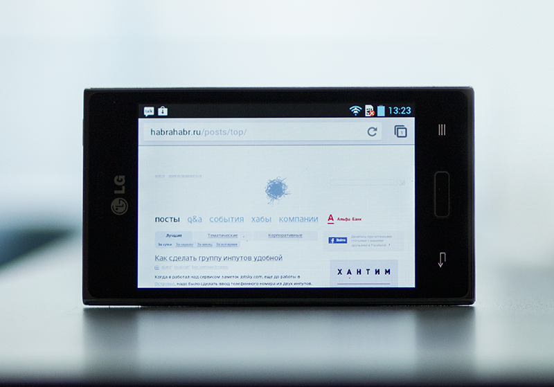 Обзор LG Optimus L5
