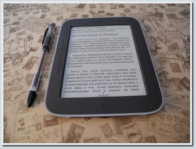 Обзор NOOK Simple Touch with GlowLight