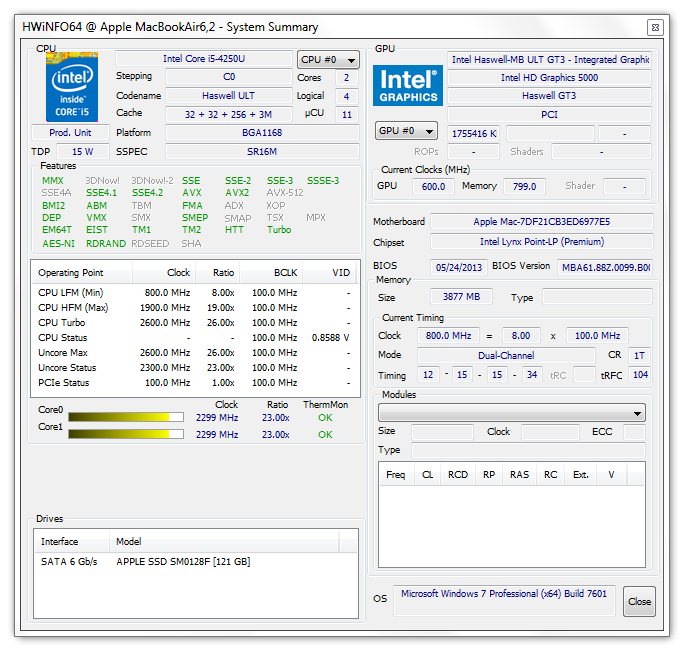 Обзор ноутбука Apple MacBook Air mid 2013 на процессоре Haswell