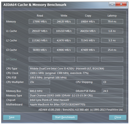 Обзор ноутбука Apple MacBook Air mid 2013 на процессоре Haswell