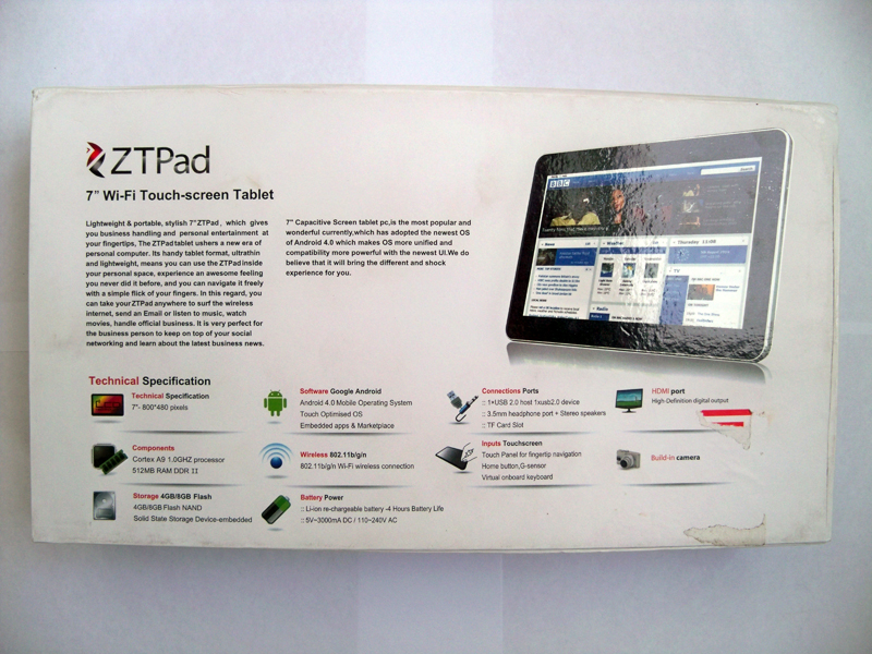 Обзор планшета Zenithink C71 upgrade