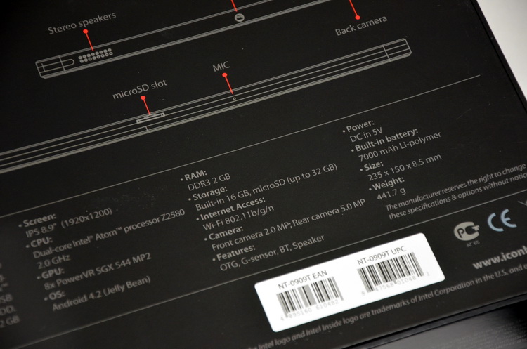 Обзор планшета iconBIT NETTAB THOR IZ: когда Intel Inside