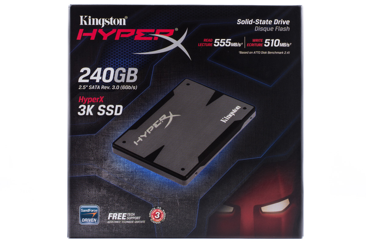 Обзор твердотельного накопителя Kingston HyperX 3K SH103S3B/240