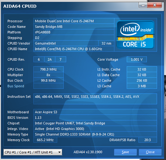 Обзор ультрабука Acer Aspire S3 Обзор ультрабука Acer Aspire S3