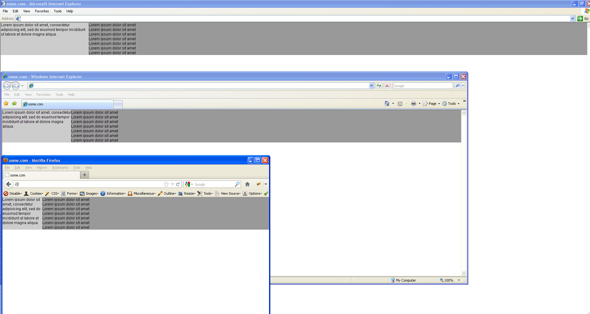 Одновременно тянущиеся резиновые колонки image