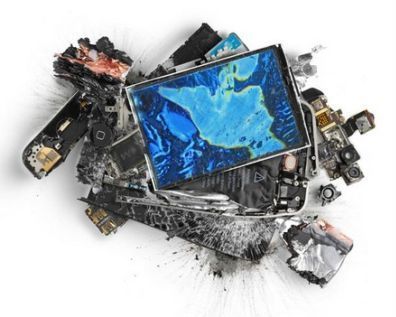 КПВ, в хлам разбитый сматрфон