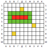 Оптимальный алгоритм игры в морской бой