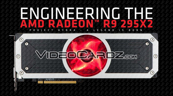 Опубликованы подробные сведения о 3D-карте AMD Radeon R9 295X2 8 GB (Vesuvius)