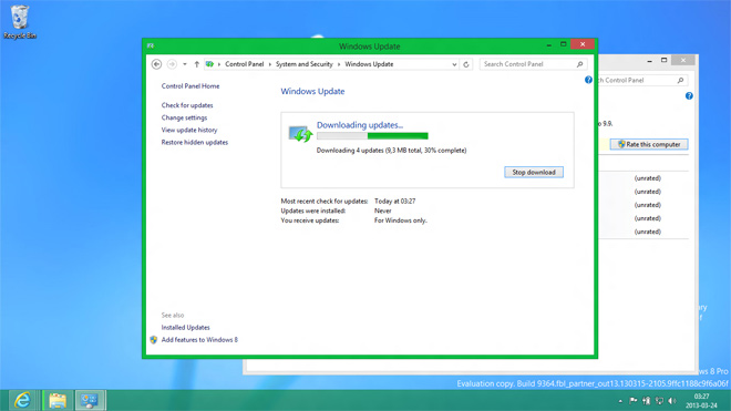 Опубликованы скриншоты Windows Blue и IE 11 Опубликованы скриншоты Windows Blue и IE 11