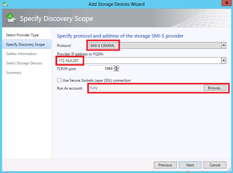 Опыт использования SMI S для автоматизации управления StarWind iSCSI SAN Free в System Center Virtual Machine Manager 2012 SP1