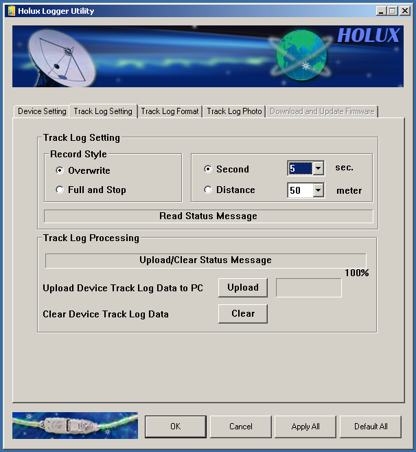 Опыт работы с GPS логгером Holux M 241. Работаем из под Windows, Mac OS X, Linux