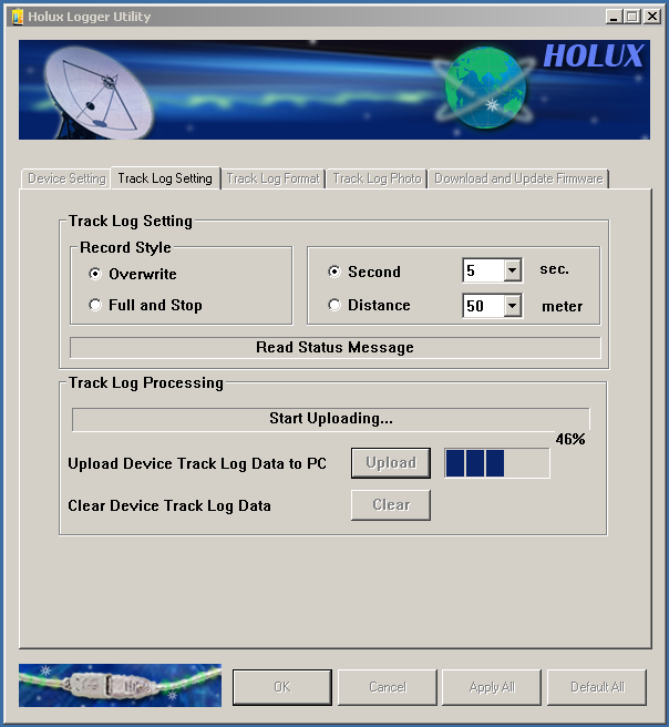 Опыт работы с GPS логгером Holux M 241. Работаем из под Windows, Mac OS X, Linux