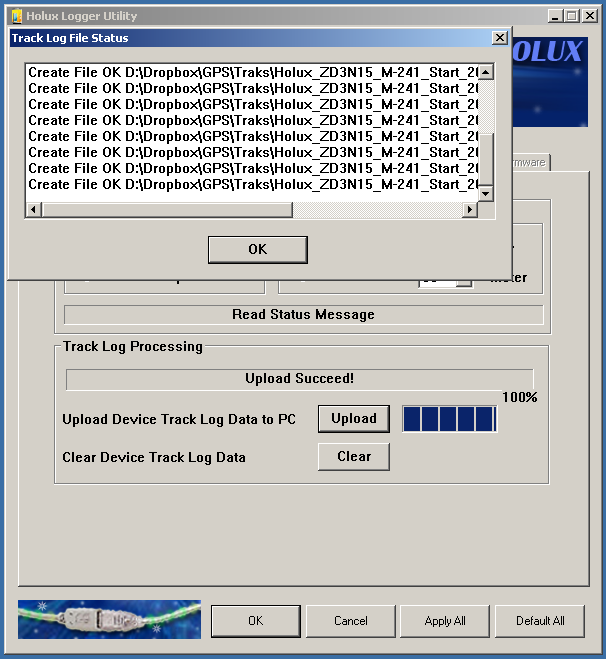 Опыт работы с GPS логгером Holux M 241. Работаем из под Windows, Mac OS X, Linux