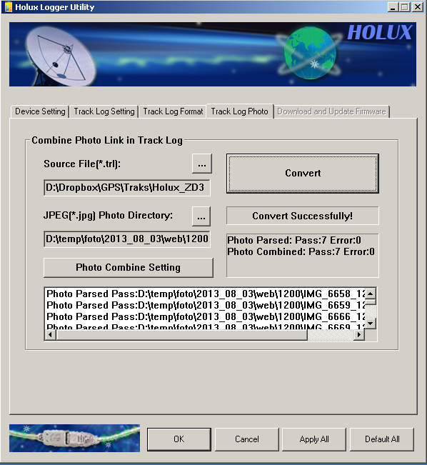 Опыт работы с GPS логгером Holux M 241. Работаем из под Windows, Mac OS X, Linux