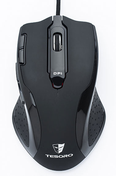 Мышь Shrike H2L Black Edition отличается резиновым покрытием, черным цветом и улучшенной подсветкой