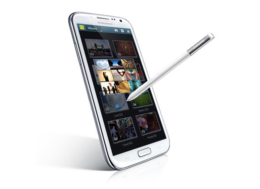 Отчет с презентации Samsung GALAXY Note II