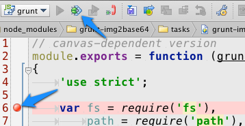 Отладка Grunt задания в WebStorm Отладка Grunt задания в WebStorm