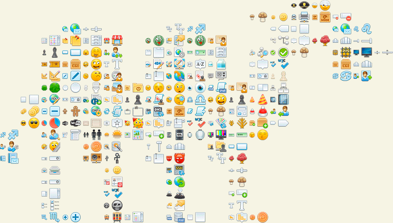 Пак ольдскульных пиксельных иконок, скоро 4000