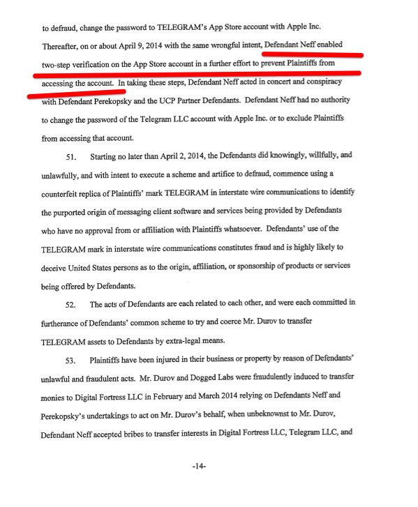 Павел Дуров обвинил UCP в рэкете и коррупции (+ сканы исковых заявлений)