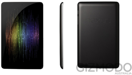 Google Nexus 7: официальное изображение